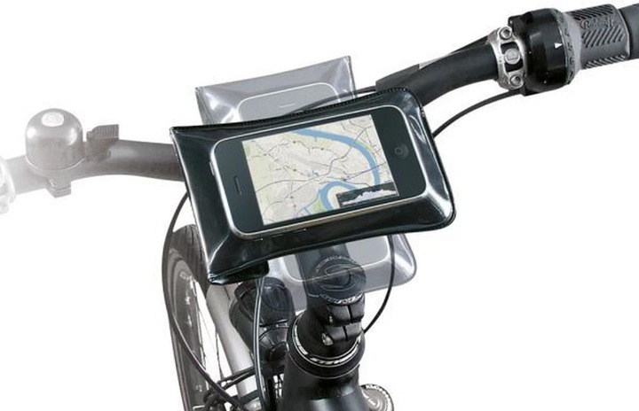 Actual product image KlickFix Bike Mobile Phone Holder Smart Phone Bag with Adapter