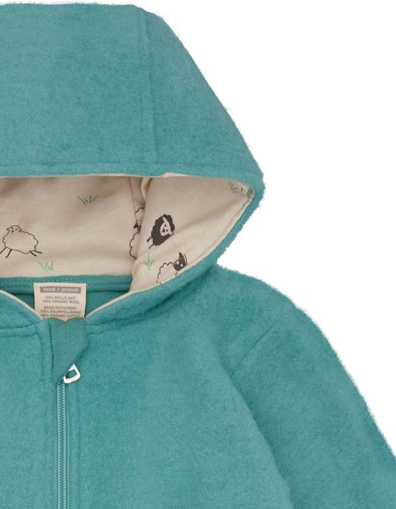 Produktbild loud + proud Babys & Kinder Wollfleece-Overall (80)