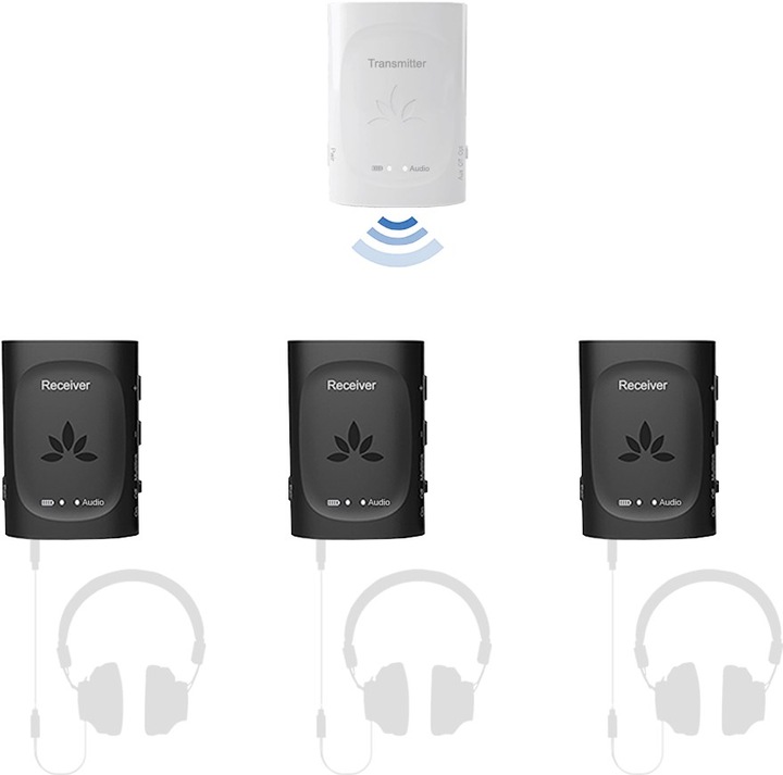 Actual product image Avantree Audiplex 2403s 3-in-1 Set (Transmitter & Receiver)