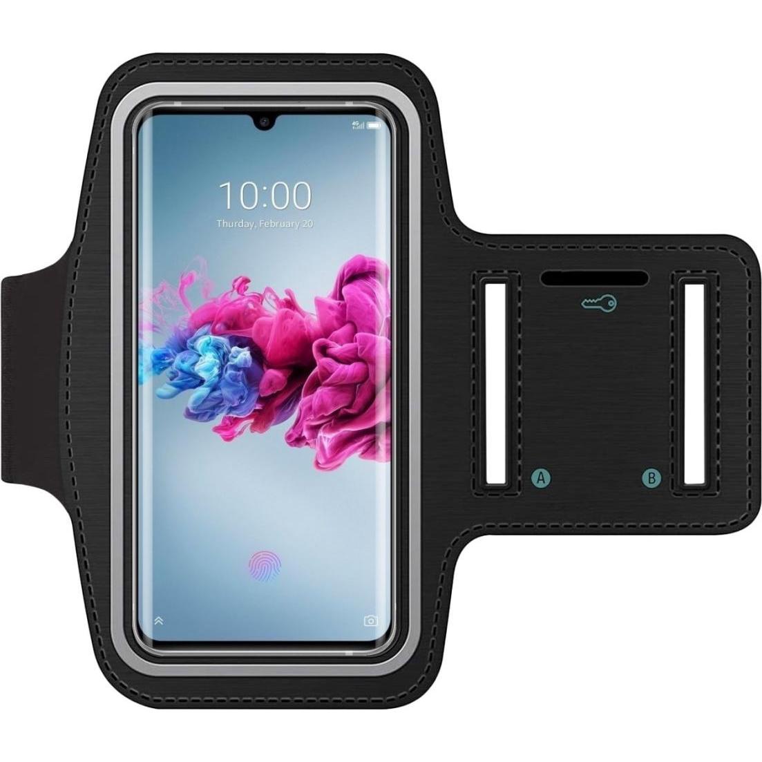 Thumbnail - SmartFitness ZTE Axon 11 Handy Sport Armband, Smartphone Sportarmband, Schwarz