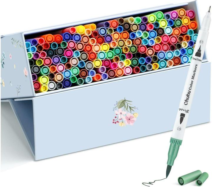 Produktbild Ohuhu Maui Pinselstifte (160 Stk.) WHI (160x)