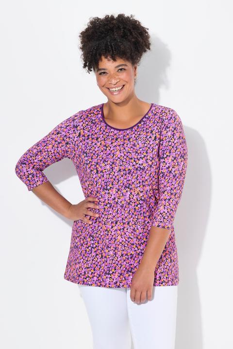 Actual product image Janet & Joyce T-Shirt, Classic Fit, Blümchenmuster (42)