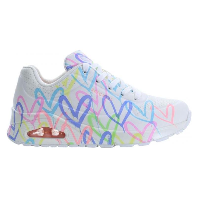 Skechers, Vrouwen, Sneakers, Uno Spread, Wit, (38)