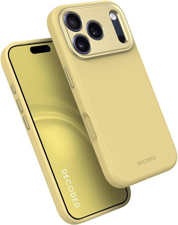 Actual product image Decoded Silicone Backcover Apple iPhone 17 Yuma Yellow (Apple iPhone Air)
