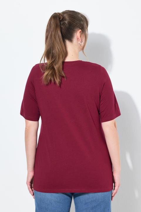Produktbild Ulla Popken T-Shirts, 2er-Pack, V-Ausschnitt, Halbarm (50, 52)