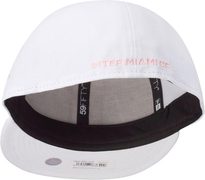 Actual product image New Era 59Fifty Fitted Cap - MLS Inter Miami blanc (7 1/4)