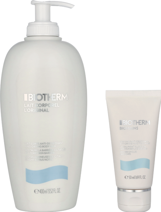 Productafbeelding Biotherm Lait Corporel L'Original Set Body Lotion 400ml + Handcrème 50ml (Lichaamsverzorgingsset)