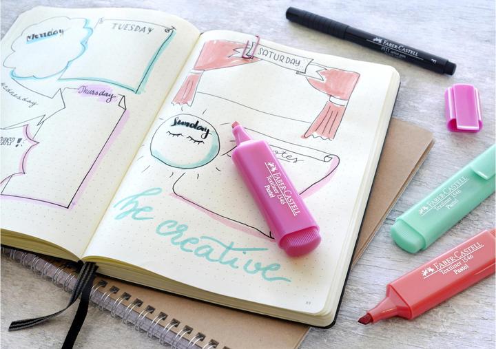 Actual product image Faber-Castell Highlighter Pastel 4 pack (4 x)