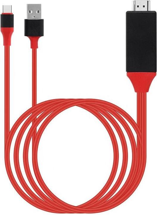 Produktbild Hermex HDMI – USB A, USB Typ C (2 m)