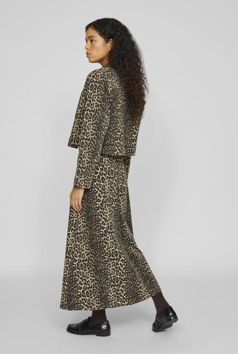 Actual product image Vila Leoprint midi skirt (34)