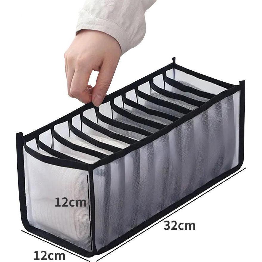 JTI, Aufbewahrungsbox, Aufbewahrungsbox für Socken - 11 Fächer (4.61 l)