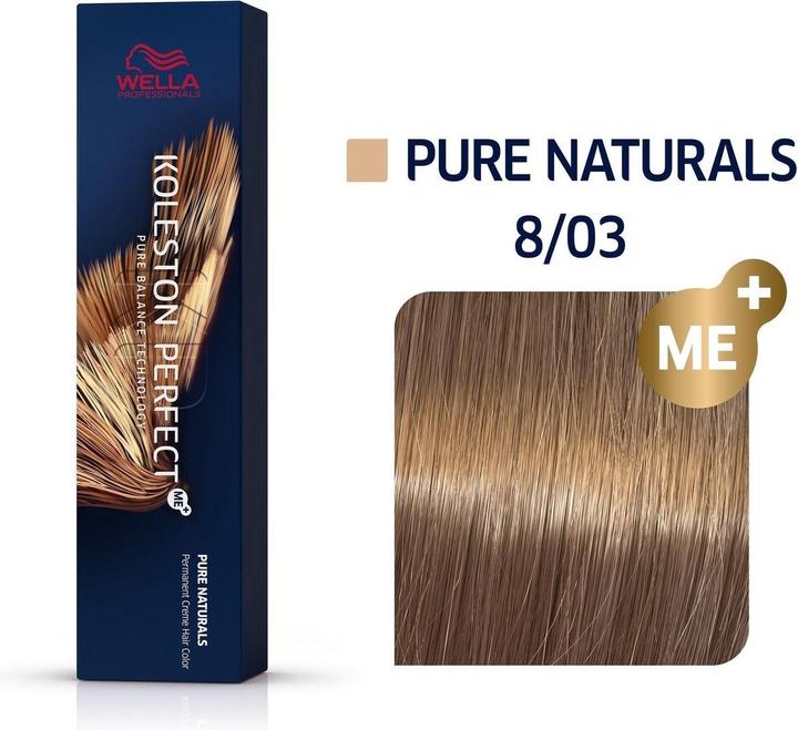 Immagine prodotto Wella Koleston Perfect Me+ Pure Naturals (8/03 biondo chiaro oro naturale)