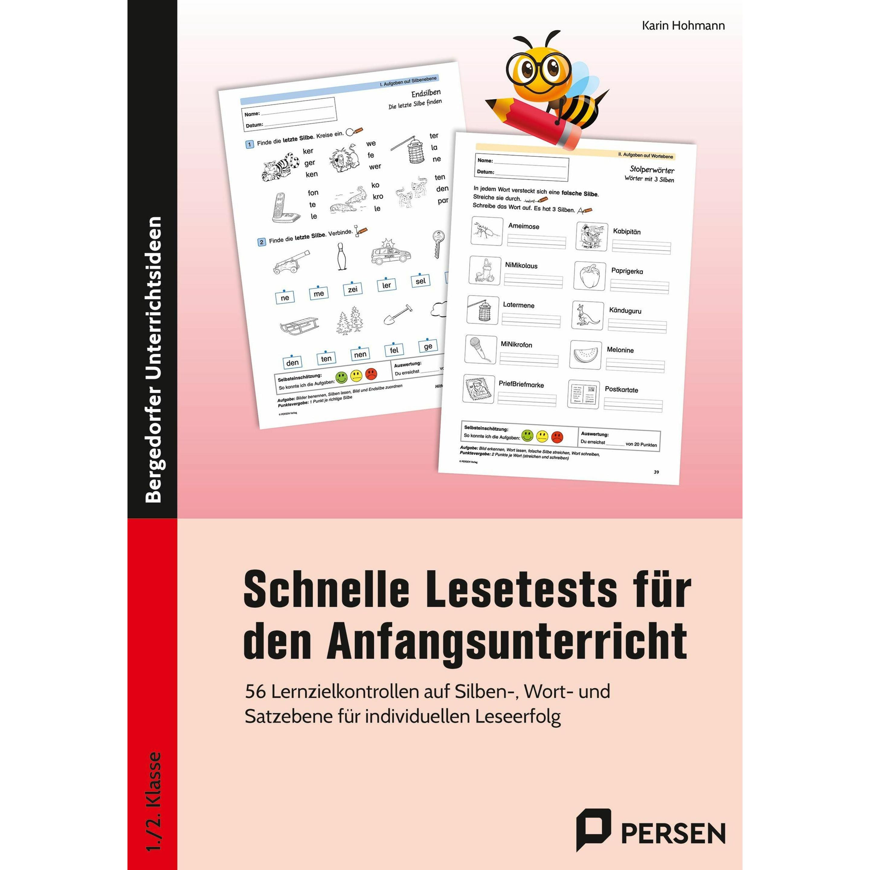 Hohmann:Schnelle Lesetests für den Anfa, Schulbücher von Karin Hohmann