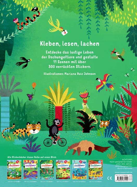 Produktbild Wimmel-Stickerwelt – Im Dschungel (300 Sticker)