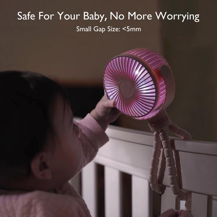 Immagine prodotto Momcozy Tragbarer Kinderwagenventilator PNK