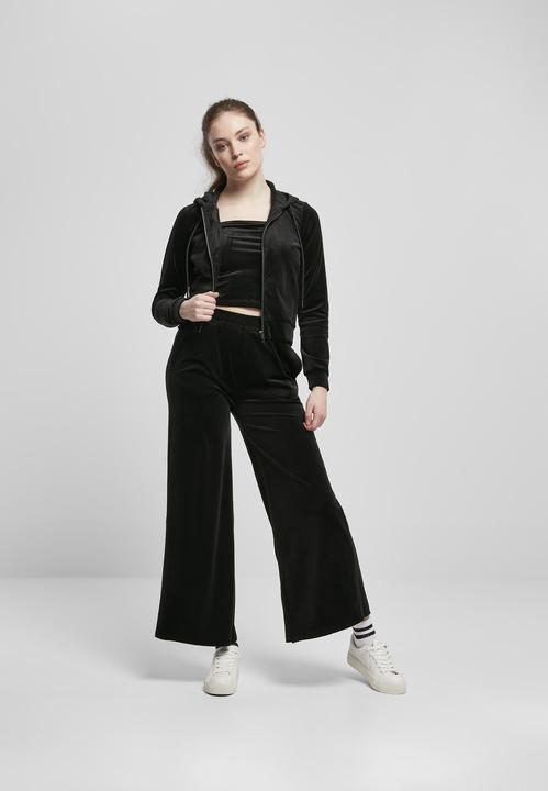 Produktbild Urban Classics Ladies High Waist Straight Velvet Sweatpants (L)