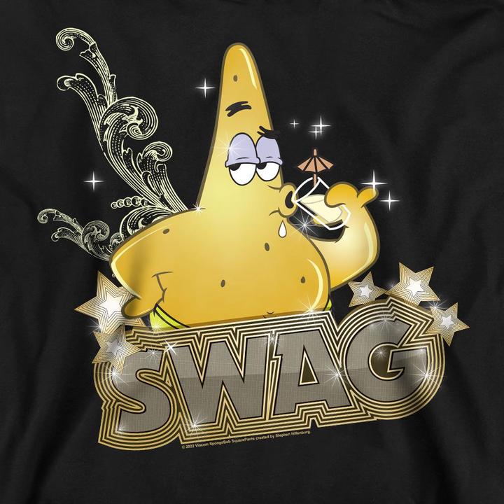 Immagine prodotto Spongebob Squarepants Patrick Has Swag Felpa Adulto Unisex (XXL)