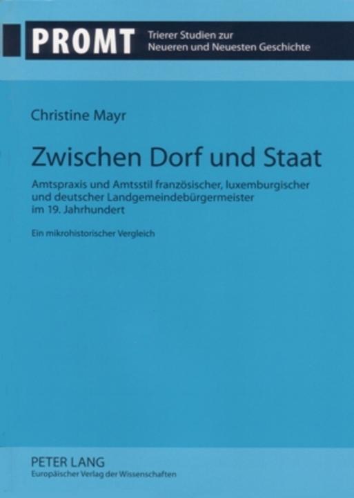 Produktbild Zwischen Dorf und Staat (Deutsch, Christine Mayr, 2005)