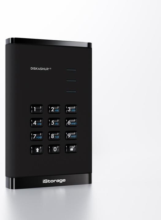Actual product image iStorage diskAshur3 HDD 500GB - Black (0.50 TB)