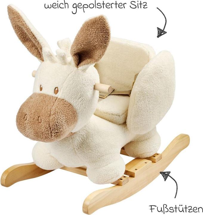 Produktbild Nattou Schaukeltiere Schaukeltier - Esel - Ecru