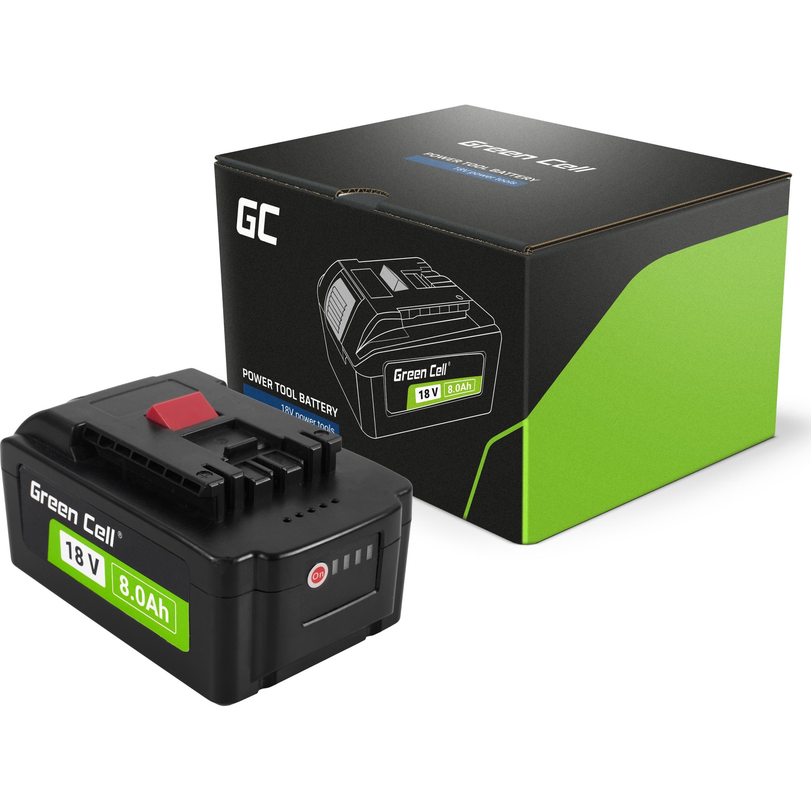 GreenCell, Werkzeugakku + Ladegerät, Bateria do elektronarzedzi Bosch 18V 8Ah Akumulator zamiennik GBA1600A016GK (18 V)
