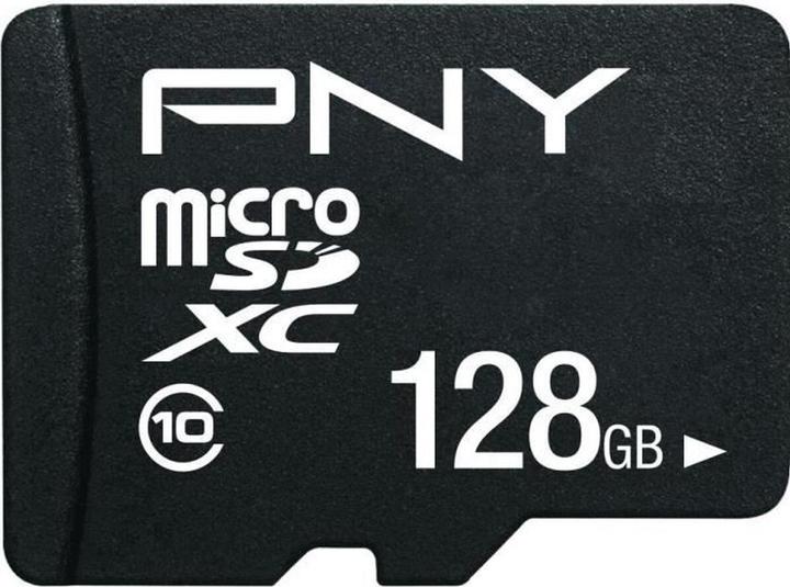 Productafbeelding PNY Performance Plus incl. adapter (128 GB, microSDXC, U1, UHS-I)