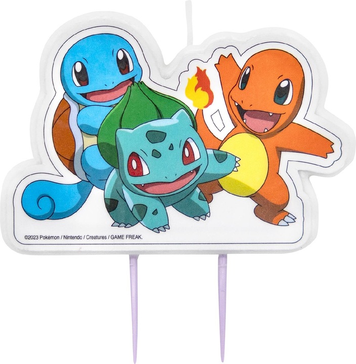 Actual product image Amscan Candle motif Pokemon (1 x)