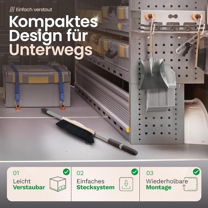 Image du produit Novaliv 2X Zimmerbesen Rosshaar Handbesen feines Tierhaar Schweifhaar (2, Zimmerbesen) (2 pcs)