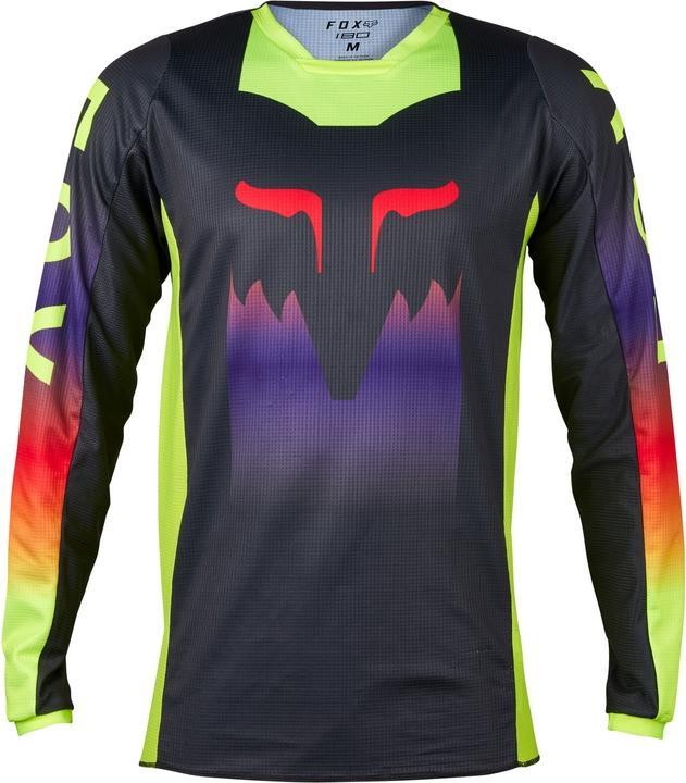 Actual product image Fox JERSEY 24 180 FLORA DRK SHDW (XXS)