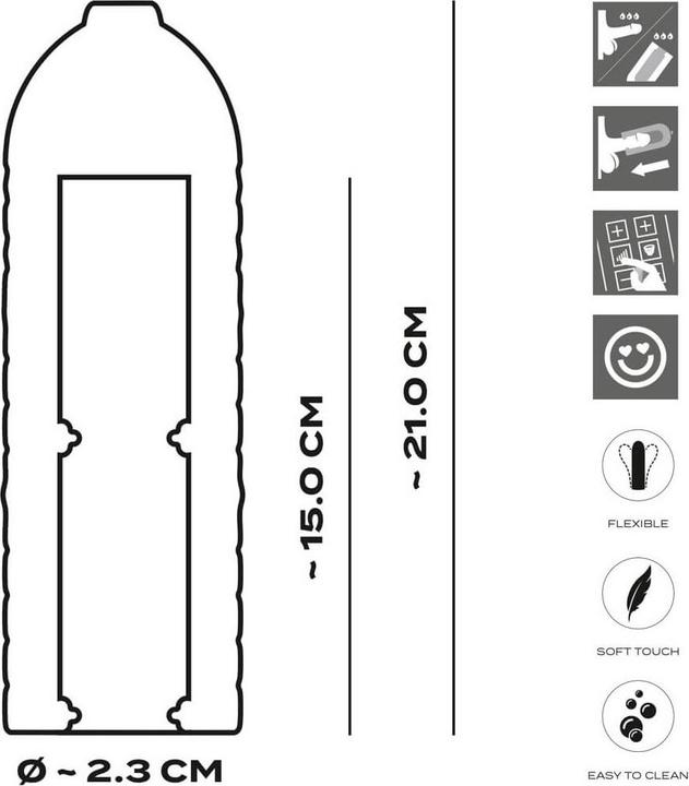 Actual product image Suck-O-Mat Performance Sleeve M