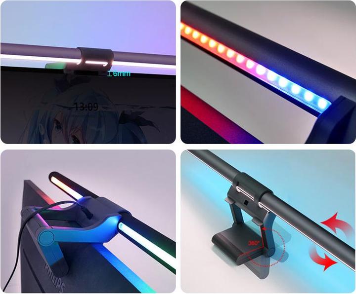 Image du produit Hermex Screenbar Éclairage du moniteur Éclairage de l'écran LED