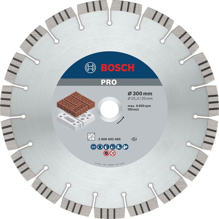 Produktbild Bosch Professional Zubehör PRO Abrasive Diamanttrennscheibe, 300 x 20/25,4 mm