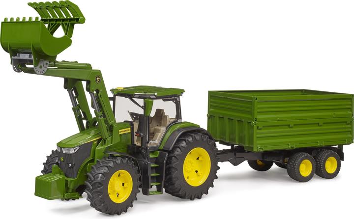 Image du produit Bruder John Deere 7R 350 avec chargeur frontal & remorque