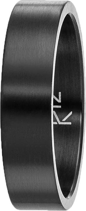Actual product image K12 - Black Steel Ring - 50 (60)