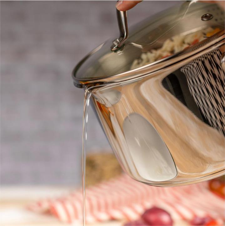 Actual product image Kuhn Rikon ALLROUND PLUS saucepan (Saucepan, Stainless steel, 18 x 16.50 cm)