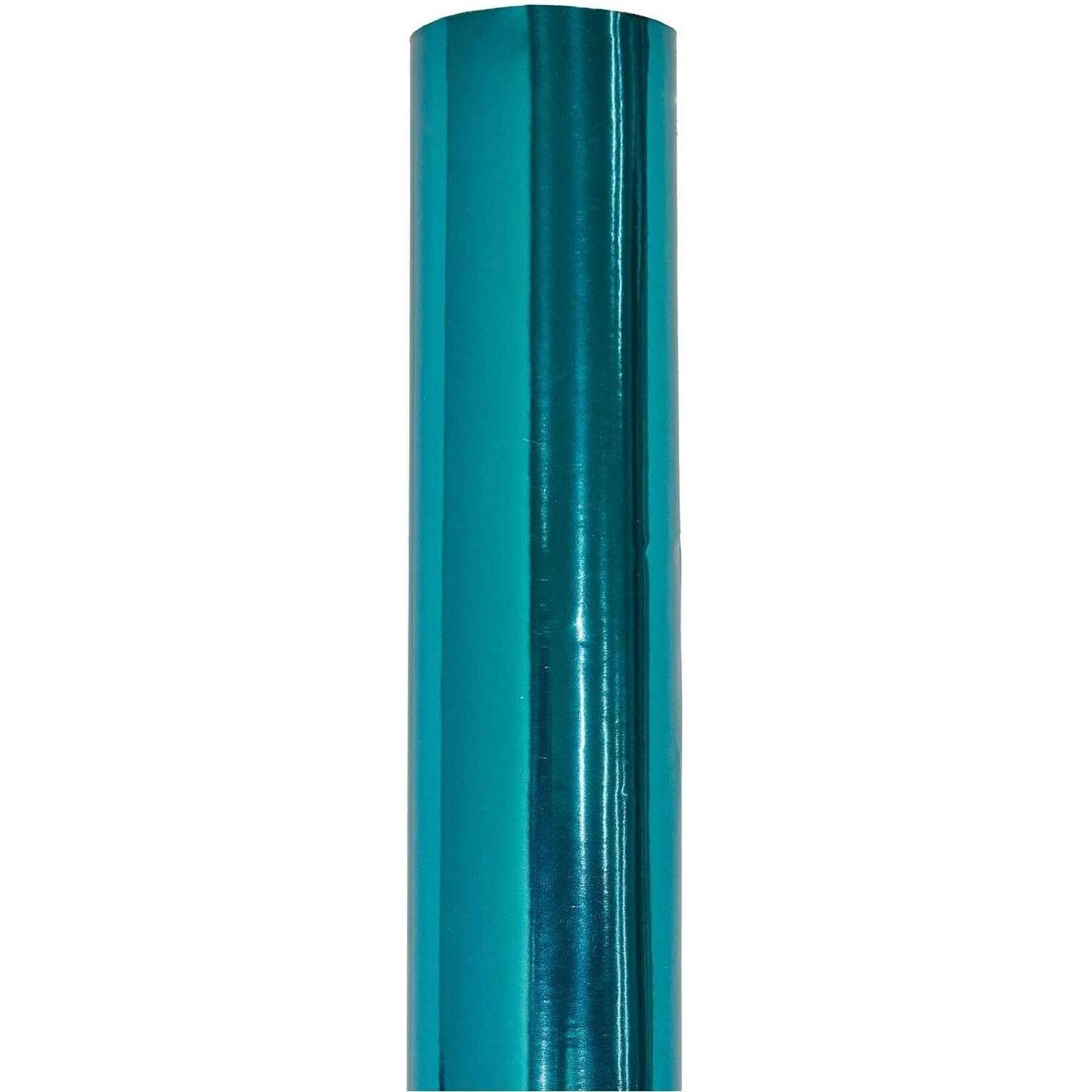 Thumbnail - Rico Design, Geschenkverpackung, Geschenkpapier Metallic Petrol, Glänzen (Geschenkpapier, 1 x)