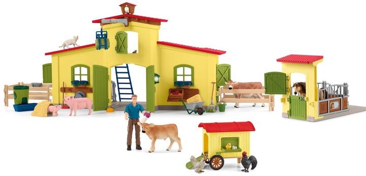 Schleich Farm World H?hnerstall & Pferdestall