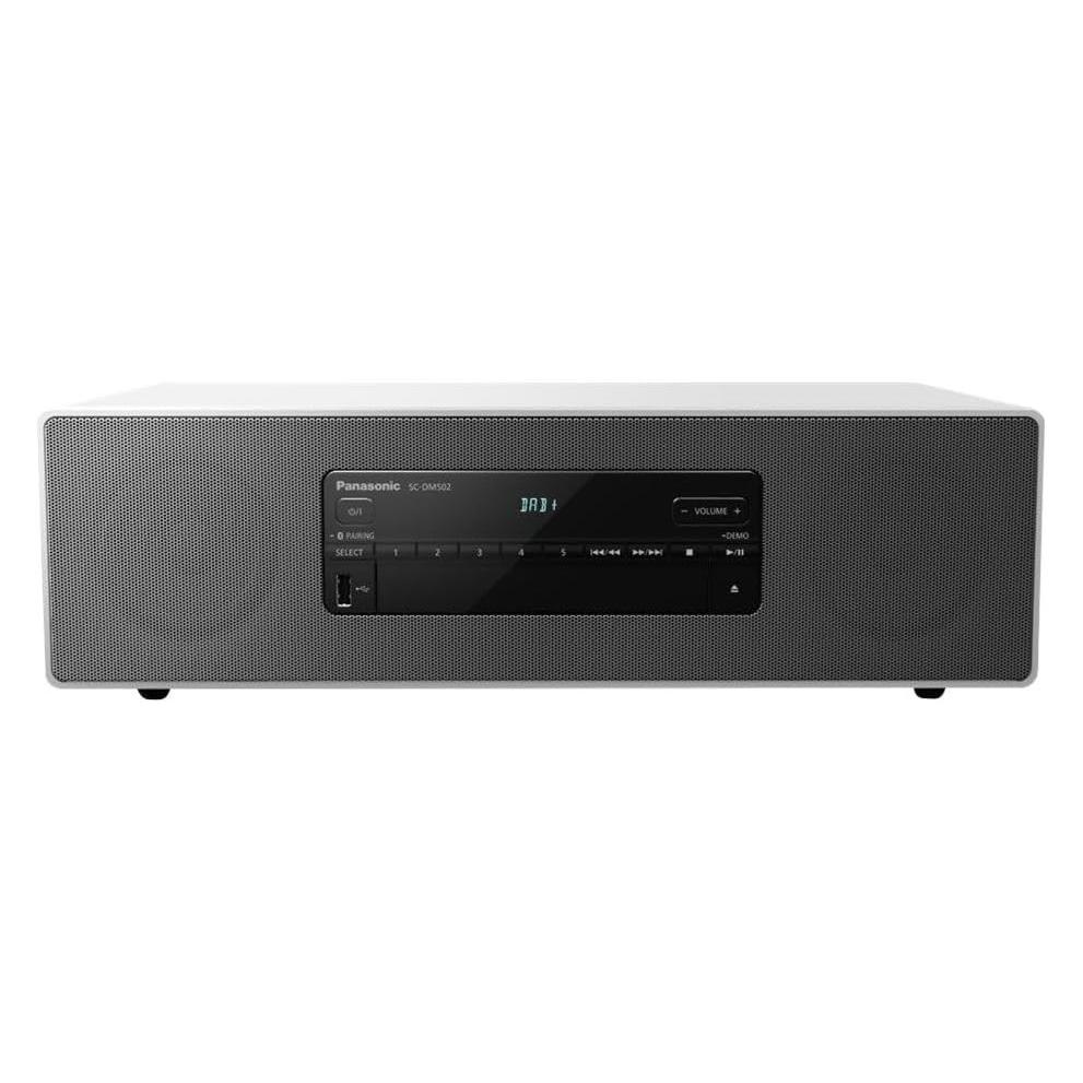 Panasonic SC-DM502 (Bluetooth, CD Player, 2x 20 W), Stereoanlage, Weiss