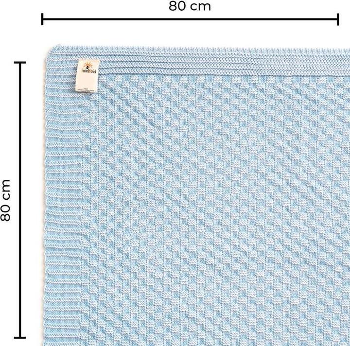 Immagine prodotto Sonnenstrick Coperta di cotone Coperta per bambini Coperta per bambini Coperta per bambini Coperta lavorata a