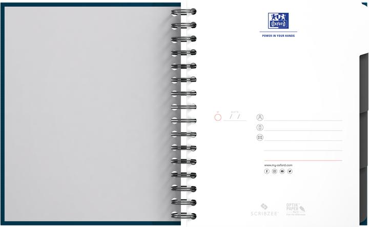Image du produit Oxford Livre européen (A5+, Quadrillé, Couverture rigide)