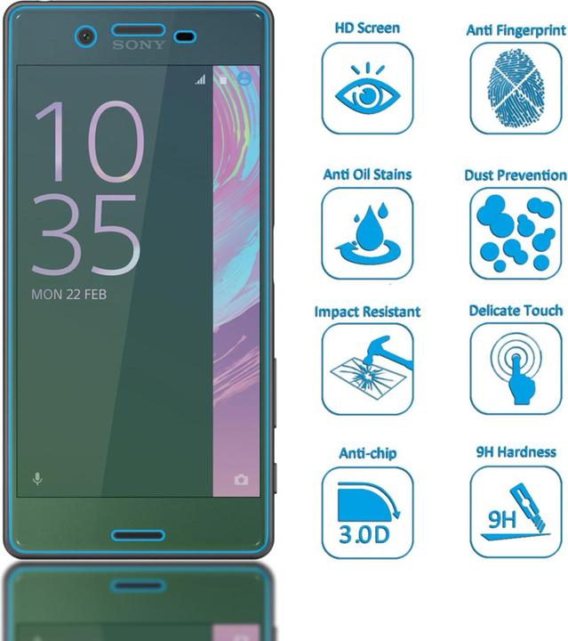 Actual product image Nalia Protective glass (1 Piece, Sony Xperia X)