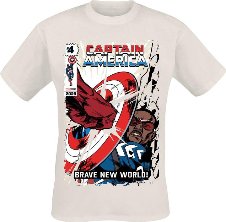 Image du produit Heroes Inc Captain America Brave New World T-Shirt Impact Grösse M (M)