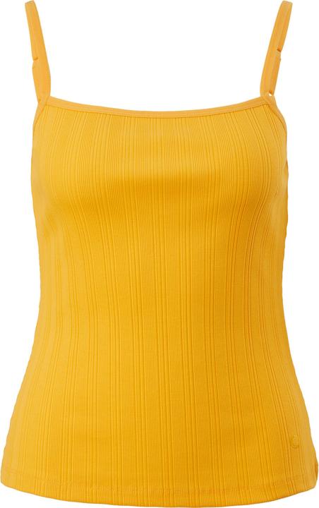 Produktbild Comma T-Shirt Top mit Rippstrick-Muster (46)