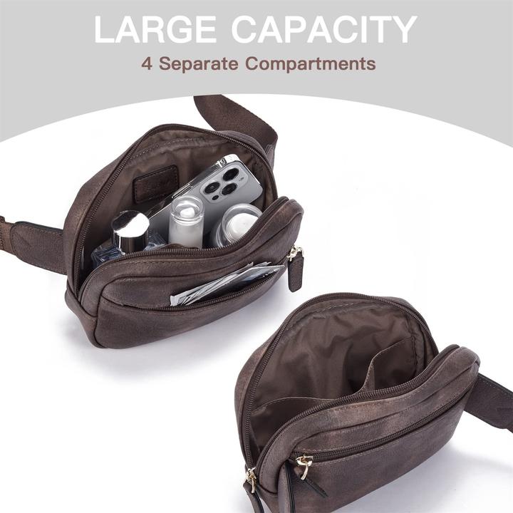 Produktbild Only-Bags.Store Gürteltasche, PU-Leder Crossbody Tasche Umhängetasche