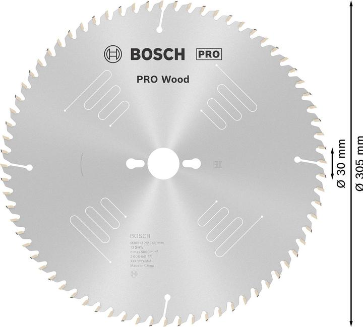 Productafbeelding Bosch Professional Zubehör Cirkelzaagblad Optiline
