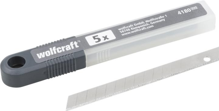 Produktbild wolfcraft 5 Abbrechklingen 9mm, 13 Segmente