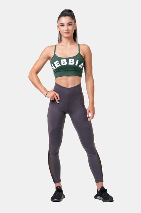 Produktbild Nebbia Classic Hero Cut-Out Sports bra dark green (S)