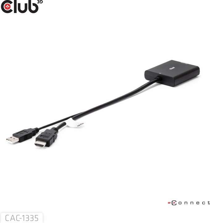 Image du produit Club 3D HDMI + Micro USB zu (DP, 0.72 cm)