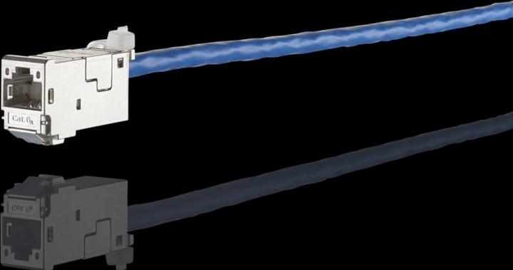 Actual product image Metz Connect E-DAT modul Cat.6A 8 (8) jack (Patch panel)
