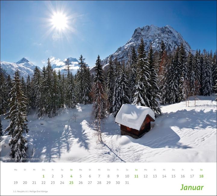 Produktbild times&more Alpen Bildkalender 2026
